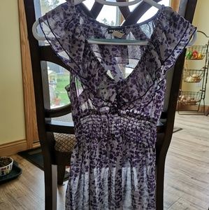 Sheer Purple Wet Seal Blouse
